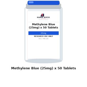 Methylene Blue (25mg) x 50 Tablets